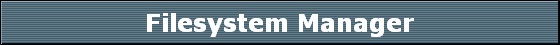 Filesystem Manager
